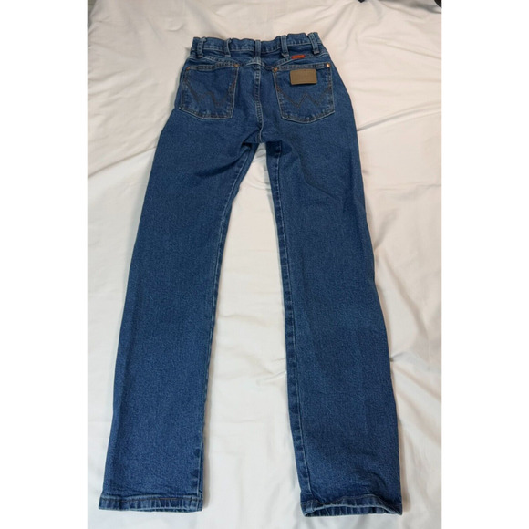 Vintage Wrangler Ladies Cowboy Cut Slim Fit 0x32 Jean Stonewash 112315294 - Picture 7 of 8